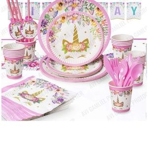 Brand new unicorn decorations selling both sets